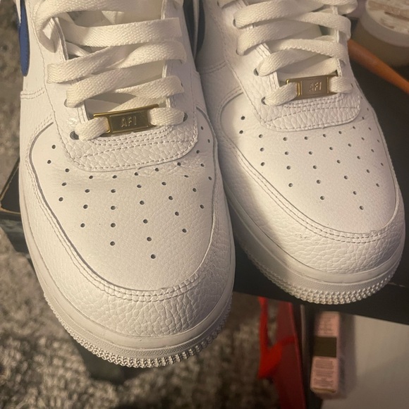 Men’s Air Force Royal Blue and White sneakers size 10.5 - Picture 8 of 15